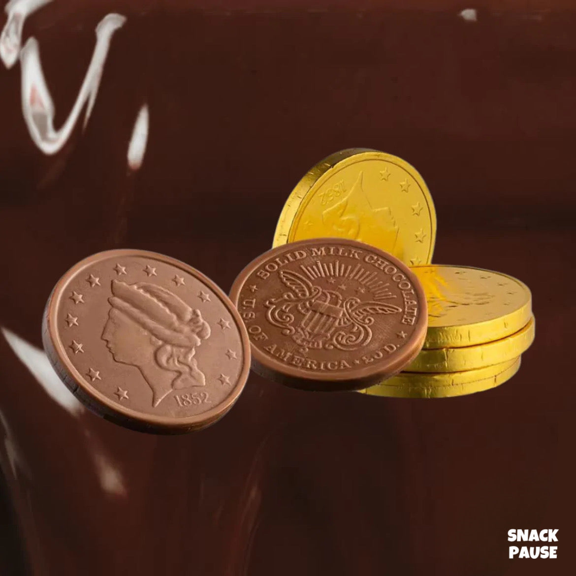 Gold Coin Chocolate | Pack of 4 | Snack Pause Global