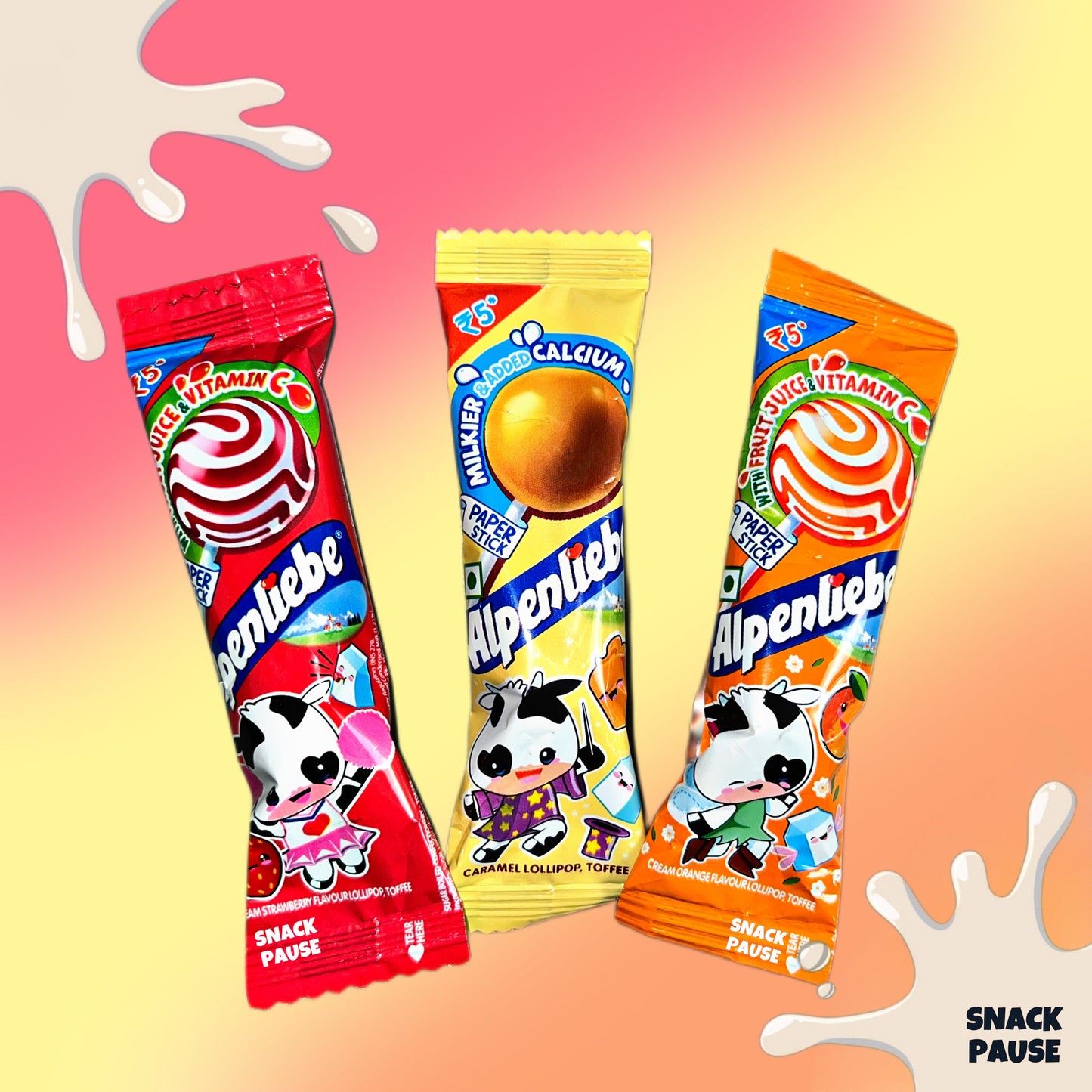Alpenliebe Lollipop | Pack of 3 | Snack Pause Global