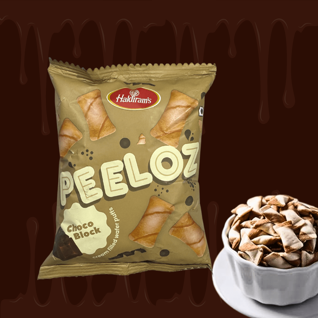 Haldiram Peeloz Choco Block | 10Rs Pack