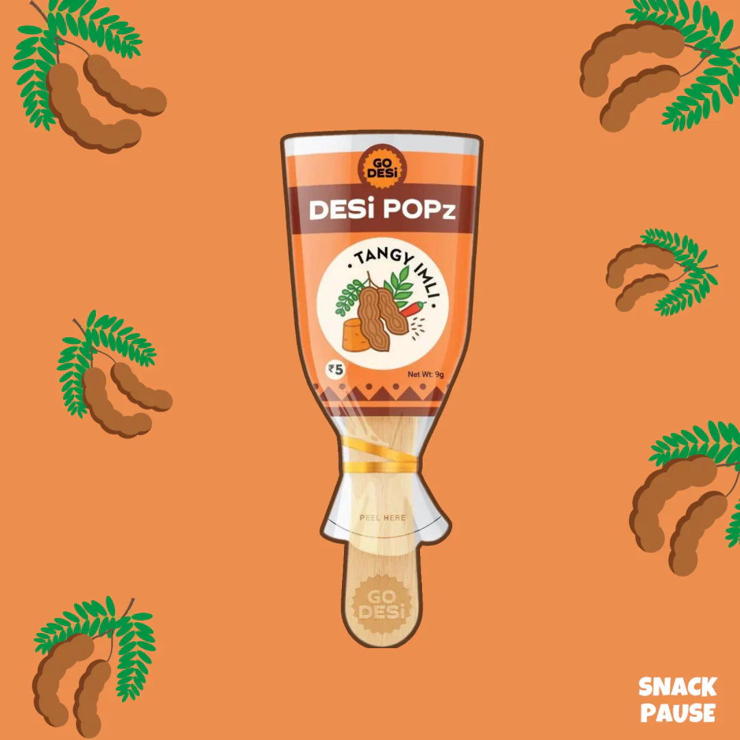Tangy Imli Sticks | Pack of 5pcs | GoDesi Popz