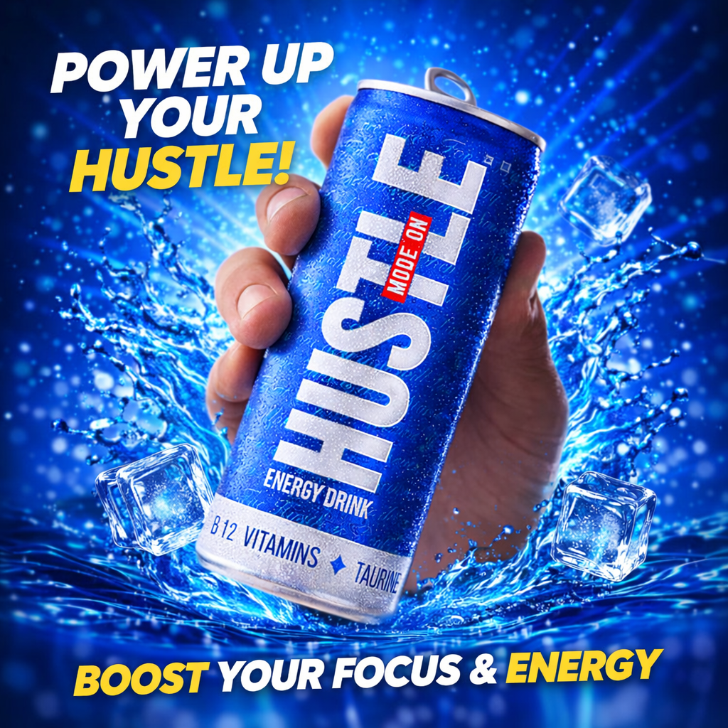 Hustle Energy Drink | Imported from India | The Snack Pause